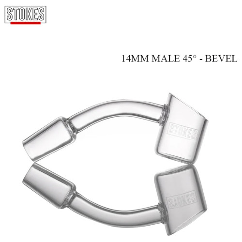 STOKES QUARTZ BANGER 6CT/PK - CLEAR 